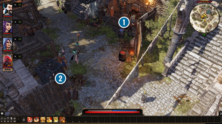 You can find Amyro[2] in Camp Kitchen, but it turns out that he has been imprisoned by the commandant of the camp named Griff[1] - The Imprisoned Elf | Act I - Chapter II - Fort Joy - Divinity Original Sin 2 Guide