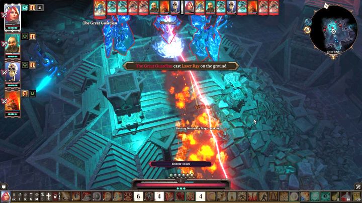 The three enemies like to cast their spells in a straight line - you should scatter your party. - Nameless Isle enemies | Tough fights and bosses - Tough fights and bosses - Divinity Original Sin 2 Guide