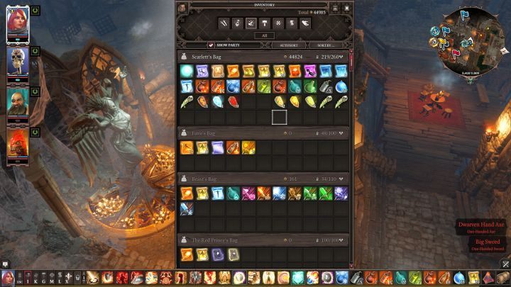 Saving too much consumables leads to overcrowding your equipment. - Things NOT to do in Divinity Original Sin 2 - Tips & Tricks - Divinity Original Sin 2 Guide