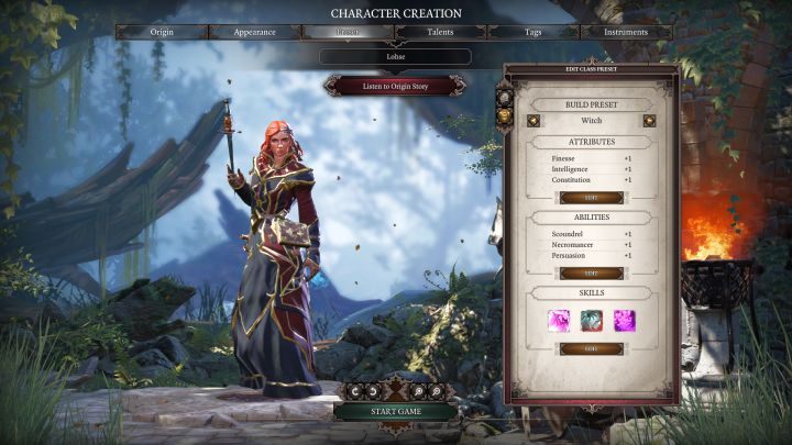 Witch in the class selection screen. - Witch Class in Divinity Original Sin 2 - Classes - Divinity Original Sin 2 Guide