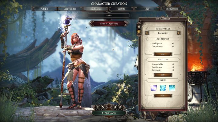 Enchanter in the class selection screen. - Enchanter Class in Divinity Original Sin 2 - Classes - Divinity Original Sin 2 Guide