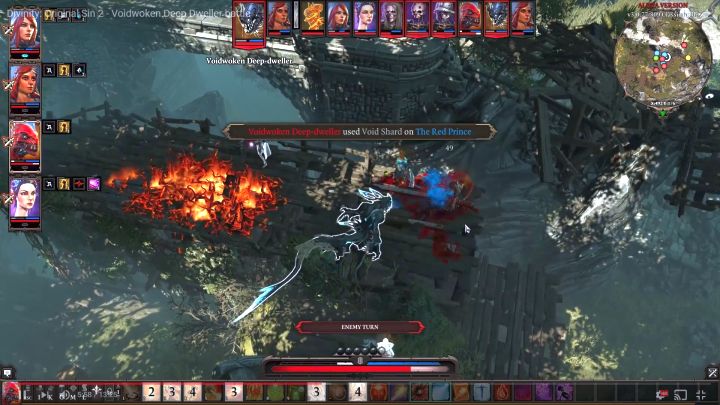 You should kill the main enemy quickly because he can inflict a lot of negative status effects. - Fort Joy enemies and bosses | Tough fights and bosses - Tough fights and bosses - Divinity Original Sin 2 Guide