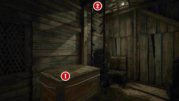 There is a broken ladder and a box [1] in front of you - The Crash | Genesis | Walkthrough - Genesis - Outlast 2 Game Guide