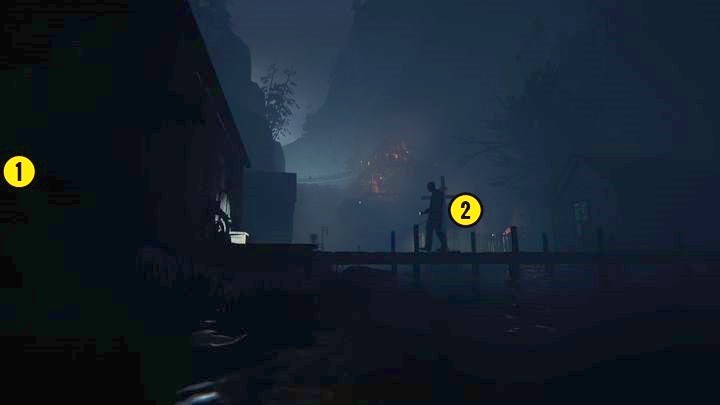 In this case, remember that you can hide under the water surface - The Compound | Genesis | Walkthrough - Genesis - Outlast 2 Game Guide
