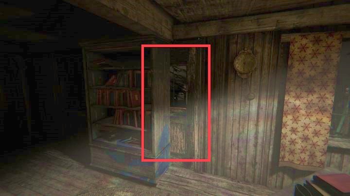 Behind the shelving, theres an exit - Temple Gate Town Square | Genesis | Walkthrough - Genesis - Outlast 2 Game Guide