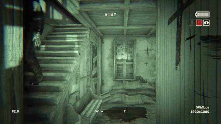 You are struck several times and fall from the stairs - The Chapel | Genesis | Walkthrough - Genesis - Outlast 2 Game Guide