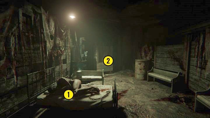 Next, run straight through the corridor until you reach the place shown in the picture - The Chapel | Genesis | Walkthrough - Genesis - Outlast 2 Game Guide
