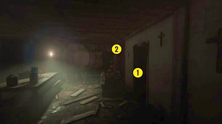 After exiting the room, you will see the above location - The Chapel | Genesis | Walkthrough - Genesis - Outlast 2 Game Guide
