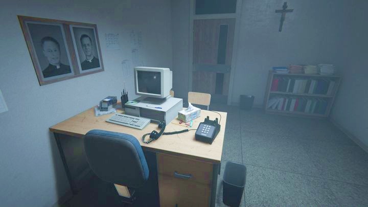 Then, go back to the side corridor and enter the room with the ringing phone - A Call for Help | Job | Walkthrough - Job - Outlast 2 Game Guide