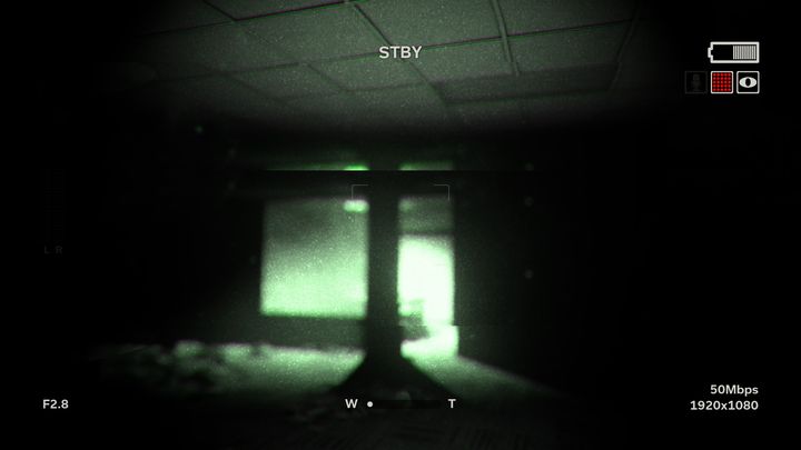 Enter the lit hall and pick up a bandage - The Library | Judges | Walkthrough - Judges - Outlast 2 Game Guide