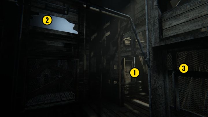 Once youve picked up the note, turn right - Blake Against the Machine | Judges | Walkthrough - Judges - Outlast 2 Game Guide