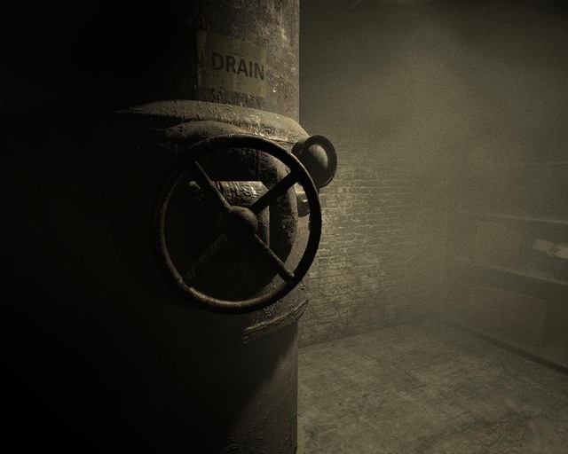 One of two valves to turn - Sewer | Walkthrough - Walkthrough - Outlast Game Guide & Walkthrough