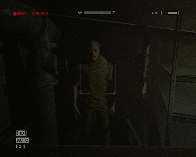 One of the prisoners that didnt want to hurt you. On the right, the way down - Sewer | Walkthrough - Walkthrough - Outlast Game Guide & Walkthrough