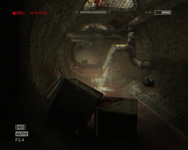 The path is straightforward, so you cant be lost - Sewer | Walkthrough - Walkthrough - Outlast Game Guide & Walkthrough