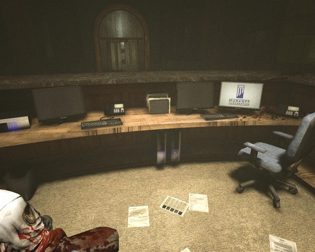 By the reception desk - Administration Block | Collectibles - Documents - Collectibles - Documents - Outlast Game Guide & Walkthrough