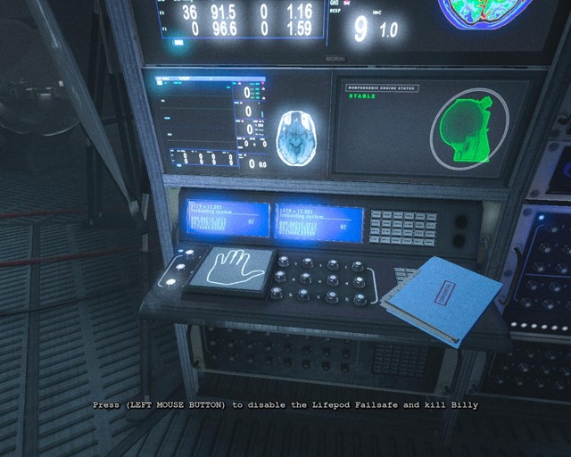 The main computer will let you kill Billy - Underground Lab | Walkthrough - Walkthrough - Outlast Game Guide & Walkthrough