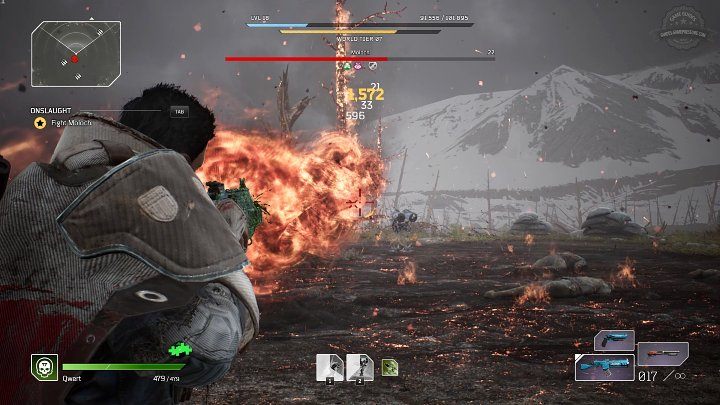 The fourth special boss attack is Fire Dash - Outriders: Moloch - boss, how to defeat? - Bosses - Outriders Guide