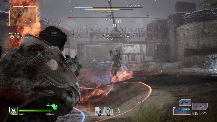 Avoid vulnerable areas when your enemy uses his skills and don't stay in one place for too long - Outriders: Moloch - boss, how to defeat? - Bosses - Outriders Guide