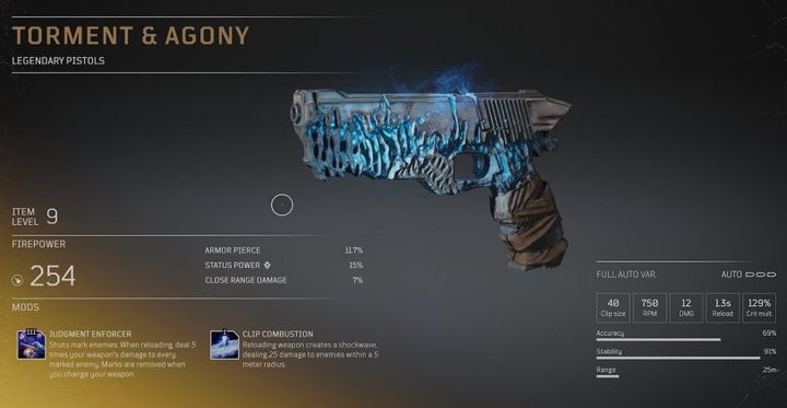 Shooting an enemy marks them - Outriders: Legendary Items - Basics - Outriders Guide