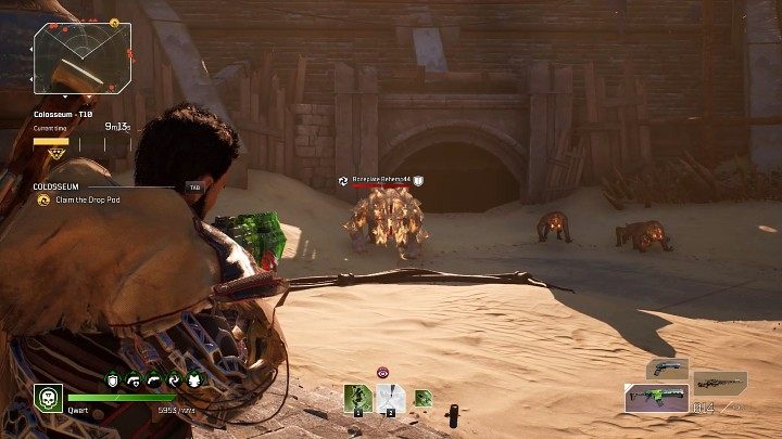 The final enemy wave will feature the usual creatures again, with the Elite Boneplate Behemoth and Brood Queen leading the way - Outriders: Colosseum - walkthrough - Expeditions - Outriders Guide