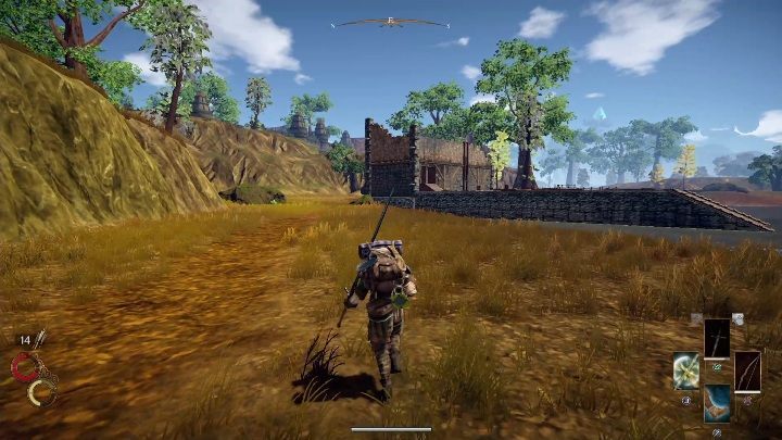 This mechanics means that you often have to look for bridges to get to the other side of the land - Outward Guide