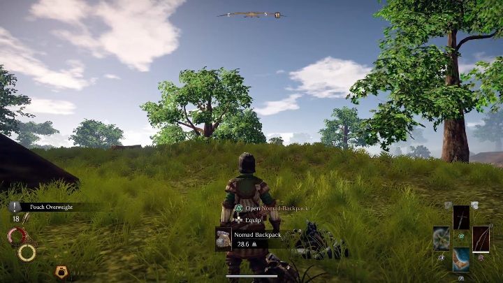 Before each fight, drop your backpack from your shoulders - Combat in Outward - tips and tricks - Combat and equipment - Outward Guide