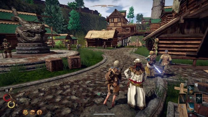 Right by the beach, you will find Oliela - Looking to the Future - Outward Walkthrough - Main quests - Outward Guide