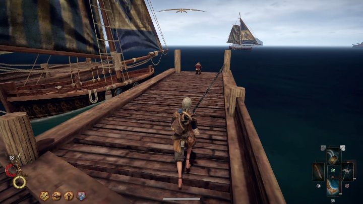 Roland will be waiting for you at one of the piers - Looking to the Future - Outward Walkthrough - Main quests - Outward Guide