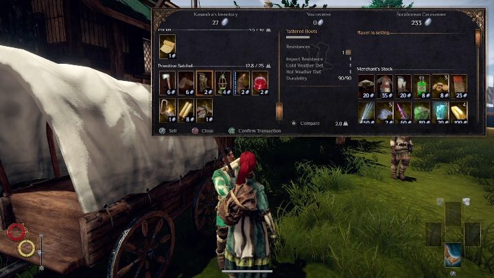 You can get the money from your debtors who are sauntering around the city - Call to Adventure - Outward Walkthrough - Main quests - Outward Guide