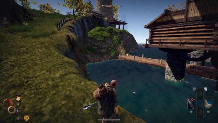 The Mining Pick is located in Cierzo Storage - the warehouse leads to a long bridge in the western part of the city. - Mining in Outward - How to get the Mining Pick? - FAQ - Outward Guide