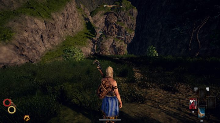 Then follow the road with wooden structures - after a while, you will notice the entrance to the site. - How to get the bow in Outward? - FAQ - Outward Guide