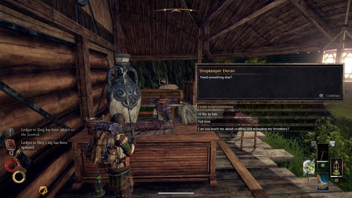 Shopkeeper Doran will give you a side quest - Cierzo Side quests - Outward Walkthrough - Side quests - Outward Guide