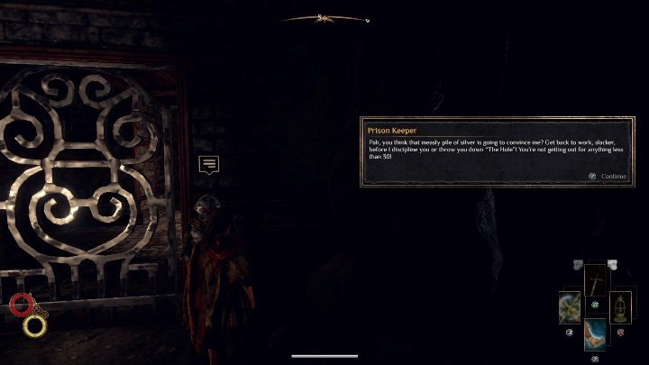 For 30 silver a prison guard will let you free - How to escape the prison in Outward? - FAQ - Outward Guide