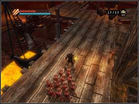 Now you can go down there to get rid of the slugs (#1) and cover their hole - Retrieve the Smelter from the Arcanium mine - Walkthrough - Overlord - Game Guide and Walkthrough