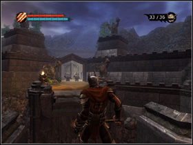 Walk down the stairs, kill the dwarves and break the barrels - Retrieve the Beer Kettle - Walkthrough - Overlord - Game Guide and Walkthrough