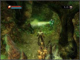 Enter the passage on the right from the pit - you'll see a block - Locate the Green Minion lair - Walkthrough - Overlord - Game Guide and Walkthrough