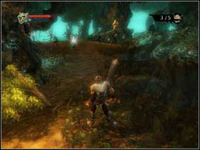 Break another barrier (#1) and you'll see - green minions - Kill Oberon-part 1 - Walkthrough - Overlord - Game Guide and Walkthrough