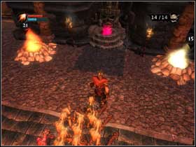 You can position some reds up the stairs so they'll cover your back when you fight the big eye - Get a Mistress for your Tower - Walkthrough - Overlord - Game Guide and Walkthrough