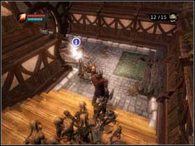 Walk along the red carpet (#1) and turn the wheel at its end - Retrieve the Food - Walkthrough - Overlord - Game Guide and Walkthrough