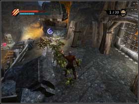 Follow the path around and youll hear some elves imprisoned moaning and see two monsters down there (#1) - Gain access to the Mother Goddes statue as part of Gnarl's cunning plan - Walkthrough - Overlord - Game Guide and Walkthrough