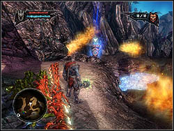 The fourth artefact is almost at the beginning of the Wasteland Main, between flames - Additional upgrades - Health and Mana - Additional upgrades - Overlord II - Game Guide and Walkthrough