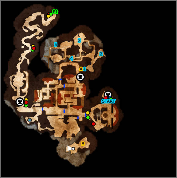 Map key - Side quests - Everlight Rebellion - Side quests - Overlord II - Game Guide and Walkthrough