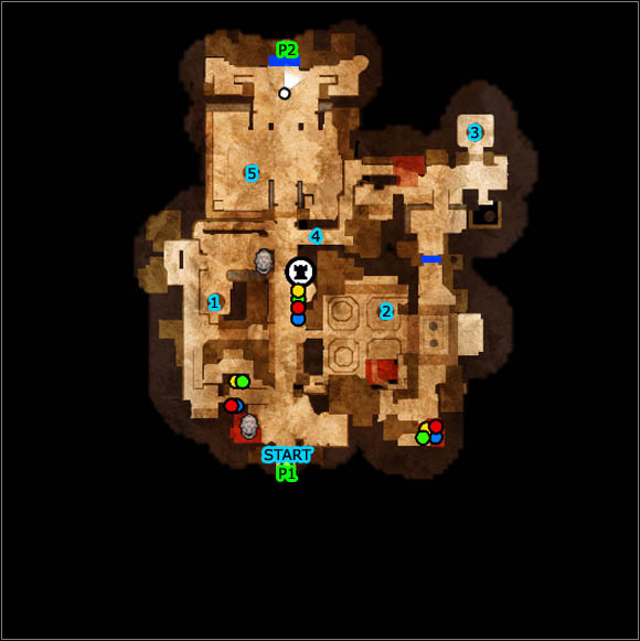 Map key - Main quests - Empire City - Main quests - Overlord II - Game Guide and Walkthrough