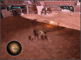 You'll find some containers with Browns in the stands - Main quests - Empire Arena - Main quests - Overlord II - Game Guide and Walkthrough