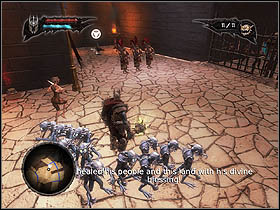 You can get to the next part of the level from here [1] - Main quests - Empire Arena - Main quests - Overlord II - Game Guide and Walkthrough