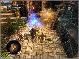 Go ahead till you've encounter the force of Empire [1] - Main quests - Everlight Temple Outskirts - Main quests - Overlord II - Game Guide and Walkthrough