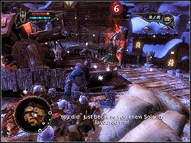 Pass the bridge to the next part of the level - Main quests - Nordberg Town (siege) - Main quests - Overlord II - Game Guide and Walkthrough