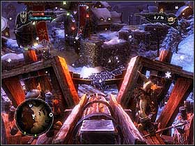 Once the explosives are transported next to the gate, fire them and then run quickly to the ballista - Main quests - Nordberg Town (siege) - Main quests - Overlord II - Game Guide and Walkthrough