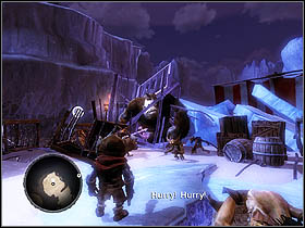 You'll get to the next camp of The Empire - Main quests - Prologue - Main quests - Overlord II - Game Guide and Walkthrough