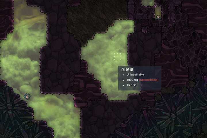 Chlorine - Gases in Oxygen Not Included | Resources - Resources - Oxygen Not Included Game Guide
